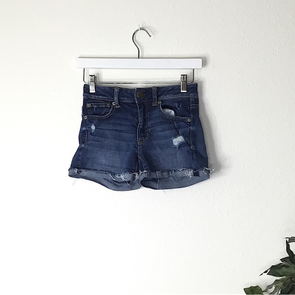 American Eagle Hi-Rise Jean Shortie - Picture 1 of 5